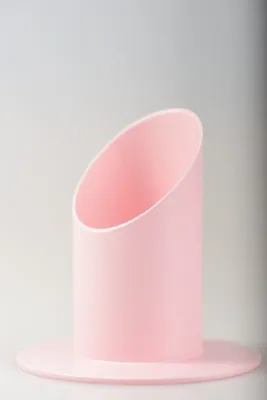 Produktbild von Kerzenleuchter Babyrosa (Durchmesser für Kerzen 40 mm) für Taufkerzen und Kommunionkerzen