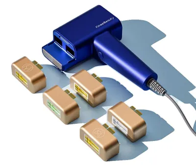 Produktbild von Haarentfernungsgerät, schmerzarme Kühltechnologie, hohe Blitzgeschwindigkeit, HRSRACBKFA, EU-Stecker