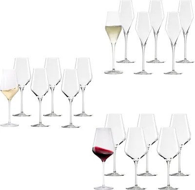 Produktbild von Stölzle Lausitz QUATROPHIL Weinglas Sektglas 18er Set