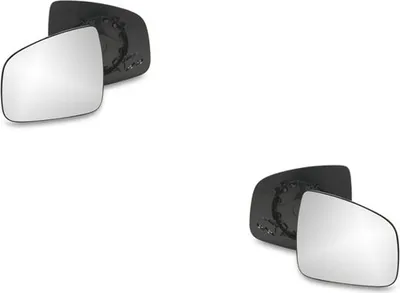 Image de Johns, Verre de rétroviseur extérieur Verre adapté à Dacia Logan MCV 02/07- Set Li Re 6001549716 6001549717
