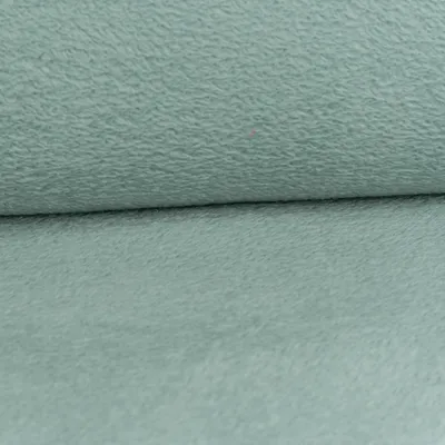 Produktbild von Fleecestoff Meterware Wellness Doubleface einfarbig mintgrün 1,45m