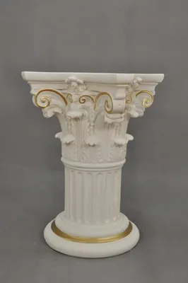 Produktbild von Medusa Säule Römische Säulen Marmor Skulptur Figur Deko Dekoration Ständer 1021