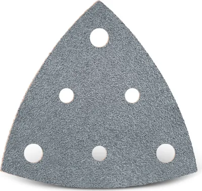 Produktbild von MENZER Platinum Klett-Schleifblätter, 82 mm, 6-Loch, f. Deltaschleifer, Halbedelkorund (50 Stk.) K40