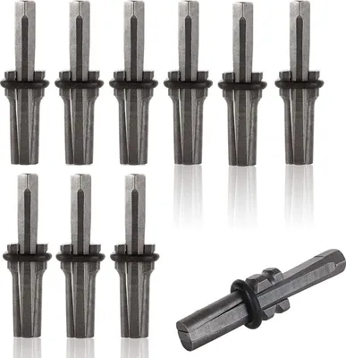 Produktbild von 10 Stück Heavy Duty Keile und Unterlegkeile - 16mm 5/8 "Steinspalter Keile - Beton Granit Gestein Spaltwerkzeug und Zubehör