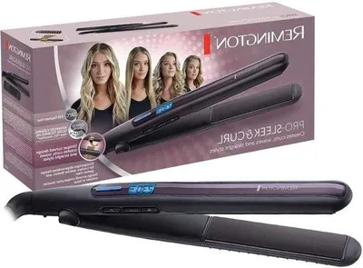 Obrázek produktu pro Sada na úpravu vlasů 2 v 1 s žehličkou na vlasy S6505