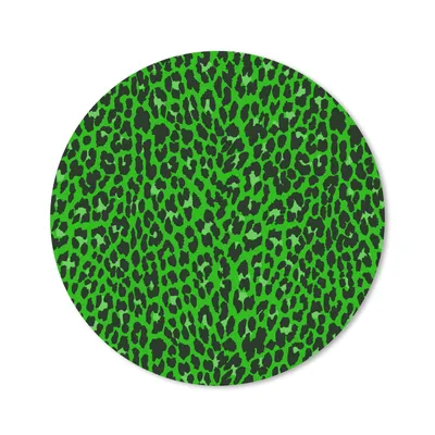 Produktbild von MuchoWow® Mauspad Mousepad Leopard - Grün - Muster 20x20 cm - Mousepads - Maus Mat - Pad - Mausunterlage - Schreibtischmatte