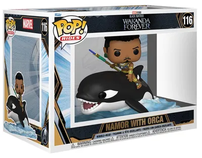 Produktbild von Funko Pop! Marvel Studios Black Panther: Wakanda Forever S2 - Namor with Orca #116