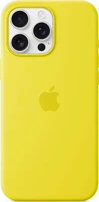 Immagine prodotto di Apple Custodia MagSafe in silicone per iPhone 16 Pro Max - Giallo carambola