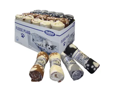 Immagine prodotto di Plaid in pile "PIPPA" Classic sortiert; Display 12 St; 100 x 150 cm