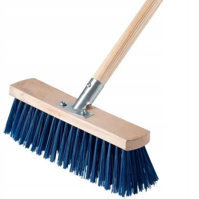 Immagine prodotto di KADAX scopa "Froson", scopa da strada con manico lungo, scopa larga in nylon, 30 cm