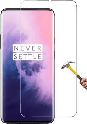 Produktbild von ino Schutzglas kompatibel mit OnePlus 7 OnePlus 6T Panzerglas  Schutz Panzer  Displayschutzglas   Schutz Glas Displayglas 9H