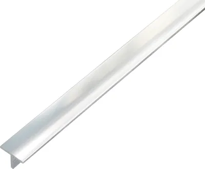 Produktbild von Alberts T-Profil | Aluminium, chromdesign | 1000 x 15 x 15 mm | 3er Set