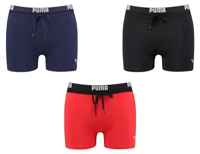 Produktbild von Puma Swim Herren Logo Trunk Badehose S bis XL Farbwahl NEU