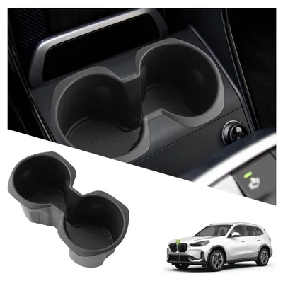 Obrázok produktu pre Úložný box s držiakmi na poháre, stredová konzola, pre modely BMW X1 iX1 U11, ročníky 2023-2026, materiál: TPE