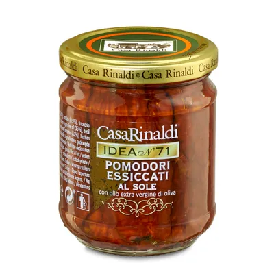 Immagine prodotto di Casa Rinaldi Pomodori secchi in olio aromatizzato - in barattolo 200g