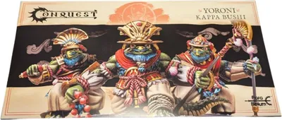 Produktbild von Conquest Yoroni Kappa Bushi Tabletop-Miniaturen 3er-Set Kunststoff 38 mm Maßstab