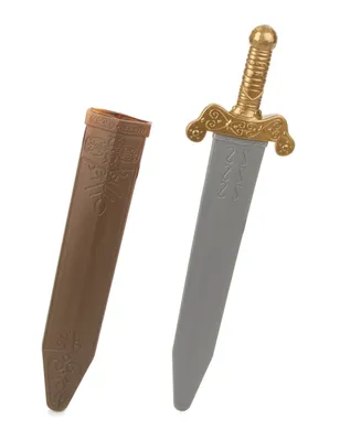Obrázok produktu pre Rímsky meč, zlatá a strieborná farba, 50 cm