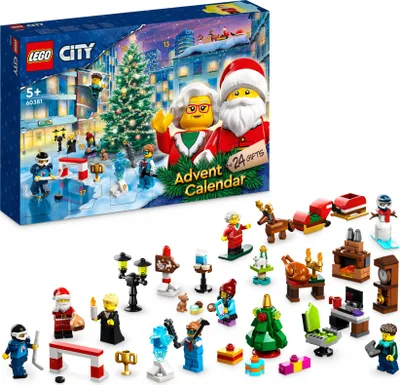 Produktbild von LEGO® 60381 - Kalendarz adwentowy City 2023 (258 elementów)