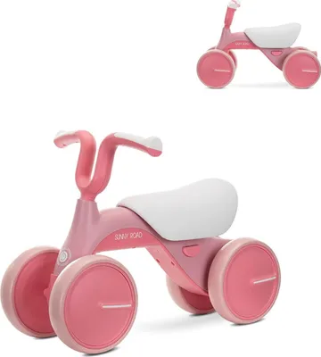 Produktbild von Lorelli Rutschfahrzeug Sunny Road, Musik, Licht, EVA-Reifen, Sitz verstellbar rosa