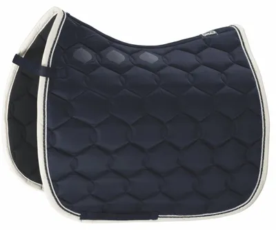 Produktbild von Eskadron Basics Glossy Wave Contrast Schabracke, Größe:Dressur, Farbe:nachtblau