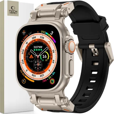 Obrázok produktu pre Tech-Protect Delta Pro Apple Hodinky 4 / 5 / 6 / 7 / 8 / 9 / Se / Ultra 1 / 2 (42 / 44 / 45 / 49 Mm) Čierna/Titánová