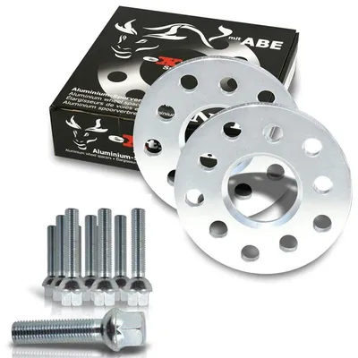 Produktbild von VW Spurverbreiterung Spurplatten 4x100 4x108 2x 10 = 20mm NLB 57,1 Radschrauben
