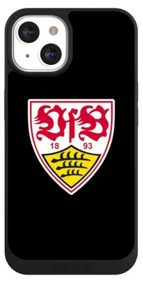 Produktbild von NIVOCASE Handyhülle für Apple iPhone 13  Hülle NIVOpure Case Schwarz Offizielles Lizenzprodukt VfB Stuttgart Wappen