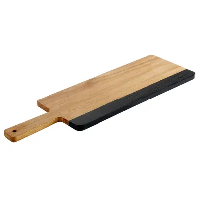 Zdjęcie produktu dla APS Buffet-Holzbretter Servierbrett -AKAZIE SCHIEFER- 868