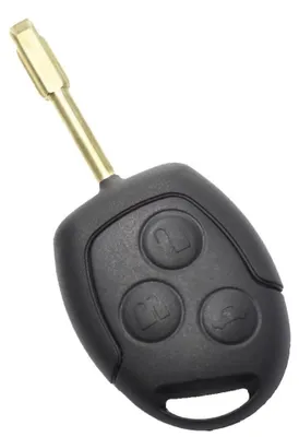 Zdjęcie produktu dla Obudowa kluczyka samochodowego Techstar z 3 przyciskami i uchwytem na baterię do Ford Mondeo – kompatybilna z modelami 2001–2007