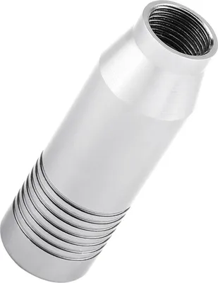 Zdjęcie produktu dla Aluminiowa gałka dźwigni zmiany biegów do samochodu ze stopu aluminium, uniwersalna, srebrna