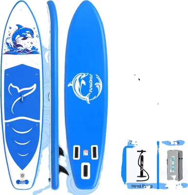 Image de Planche de stand-up paddle gonflable, surface antidérapante, accessoires complets, modèle SUPFW49A