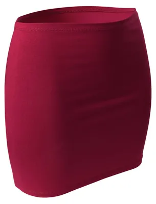 Immagine prodotto di CFLEX Donna Variotube scalda reni, allunga camicia, minigonna in cotone - Cerise M-L