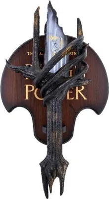 Produktbild von Sauron Schwert inspiriert aus The Rings of Power, Edelstahl-Klinge 40 cm, dekoratives Sammlerschwert mit Wandhalterung JT3115