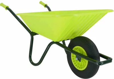 Produktbild von FORT 515-90 Cosmo Universalschubkarre Schubkarre| Limette | PP-Mulde | 90L