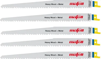 Immagine prodotto di MAFELL Lama per sega alternativa WM225 Legno pesante + metallo 5 pezzi per RS32