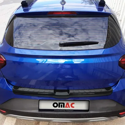 Image de Protection du seuil de chargement Protection du pare-chocs pour Dacia Sandero 2021-2025 Brillant Noir ABS