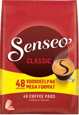 Produktbild von SENSEO Classic Kaffee Pads 10 x 48 Getränke XXL Vorratspackung