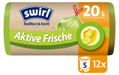 Produktbild von Swirl 215918, 20 l, Transparent, Kunststoff, 450 mm, 500 mm, 12 Stück(e)