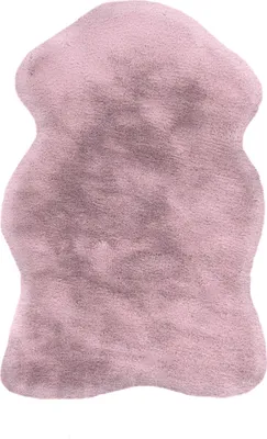 Produktbild von Teppich >Rabbit Light< in Rosa, 100% Polyester - 90x60cm (LxB)