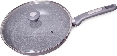 Produktbild von KAMILLE Pfanne DAVIDE Granitpfanne 28 cm Induktion Antihaft-Pfanne Bratpfanne mit Deckel