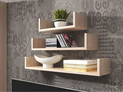 Immagine prodotto di Set di scaffali sospesi HARKEN 4 - rovere sonoma