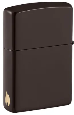 Produktbild von ZIPPO - Zippo Flammenmotiv - Brown Matte Braun Sturmfeuerzeug nachfüllbar Benzin 60006288