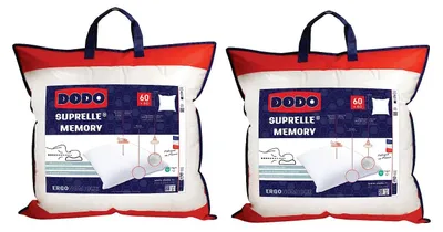 Produktbild von 2er-Set DODO ergonomische Kopfkissen mit Memory-Schaum - 1060g/m² - 60x60cm - CERVEA