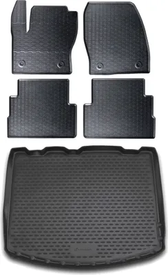 Produktbild von Gummi Kofferraumwanne + Fußmatten Set für Ford Kuga MK2, Bj. 2013-2019