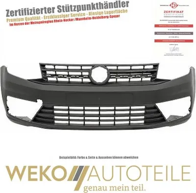 Produktbild von Stoßstange vorne schwarz für VW Caddy IV Baujahr 2015-2020