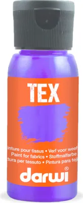 Produktbild von Darwi 4x DARWI Stoffmalfarbe, Flasche 50ml, Lila - Flieder DA0100050931C