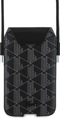 Obrázek produktu pro Lacoste Monogram Xl PVC směs pouzdro na mobilní telefon Black Black One Size