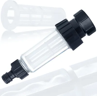 Produktbild von Rosfix Wasserfilter – 3/4 Zoll Gewindeanschluss | Kompatibel mit Karcher HD HDS Hochdruckreinigern | Durchflussrate, langlebiges Kunststoff