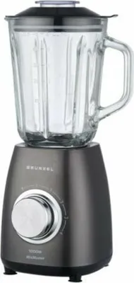 Obrázok produktu pre Grunkel BAT-1000MIXMASTER, Stolný mixér, 1,5 L, Pulzný spínač, 1000 W, Čierna, Nerezová oceľ, Priehľadná