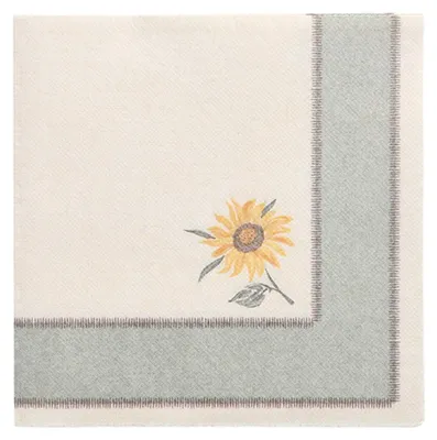 Produktbild von PAPSTAR Servietten 1/4-Falz, 40x40 cm, Sonnenblume, "ROYAL Collection" | Folie (50 Stück)
